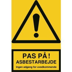 Ox-On Varselskilt Plast A4 SE OPP
