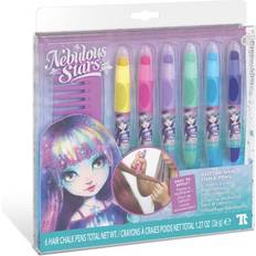 Star Glitter Hair Chalks 6-Pack