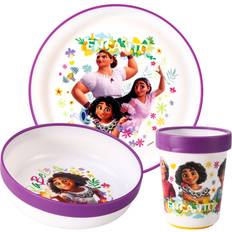 Baby Care Zawadi Global Bicolor Kids Dinner Tableware Set 3pcs