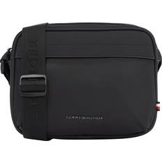 Tommy Hilfiger Axelremsväskor Tommy Hilfiger Metal Logo Crossbody Camera Bag - Black