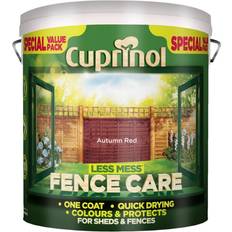 Cuprinol Red Paint Cuprinol Less Mess Fence Care 6L Autumn Red