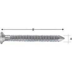 Byggmaterial Simpson Strong-Tie Ankarspik Rostfri A4