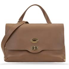 Väskor Zanellato Leather Shoulder Bag Girello - Brown