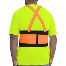 Back Support Belt, Hi-Viz Orange, Size: 4XL