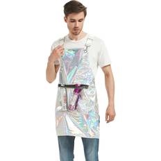 White Hair Cutting Capes HOD Health & Home Adjustable Waterproof Salon Barber Apron 3 Pockets
