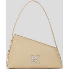 Karl Lagerfeld Väskor Karl Lagerfeld Geo Leather Shoulder Bag - Pebble