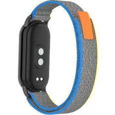 Xiaomi band 9 INF Nylon Sportarmband Xiaomi Mi Band 9 8 NFC Grau