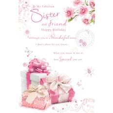 Cherry Orchard Worded To My Fabulous Sister Birthday Greeting Card