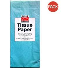 Plain Tissue Paper Pack Of 5 Light Blue
