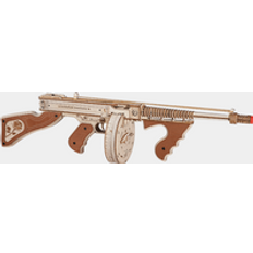 Scale Models & Model Kits Robotime Thompson Submachine Gun Wooden Model Kit