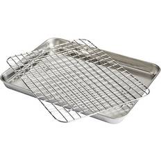 Sølv Serveringsbakker Culimat Gastro Fad Med Afkølingsrist 31x24 cm Serveringsbakke
