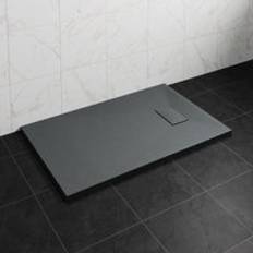 Showers NRG SMC Anthracite Rectangle Shower Tray 1300 x 700 mm