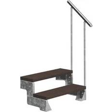 Treppen & Geländer Dolle Außentreppe Gardentop 80cm Trimax Braun