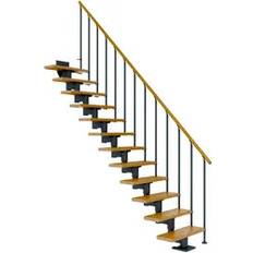 Treppen & Geländer Dolle Mittelholmtreppe Cork 79 cm Anthrazit