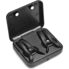 XR Brands Master Series Dark Grip Vibrerende Brystklemmer Sort