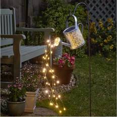 Solar Warm White LED Watering Can