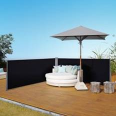 OutSunny Steel Frame Retractable Double-sided Awning