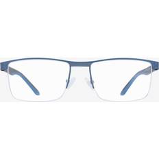 Glasses & Reading Glasses GD Collection Matte Blue Rectangle Metal Eyeglasses Medium