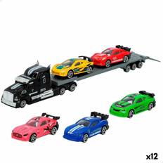 Plastic Lorrys Play&Go Truck Carrier and Cars Speed & Go 12 Unit Set 28 x 5 x 4.5 cm