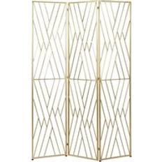 Gold Room Dividers Beliani Decorative Asolo Gold Room Divider