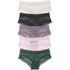 PINK Lace Cheeky Panties 5-pack - Multi
