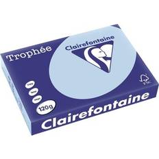Blåa Kopieringspapper Clairefontaine 120g A4 Papper Blå Clairefontaine 250 Ark