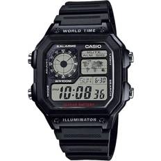 Casio World Time Digital Men's Watch AE-1200WH-1AV