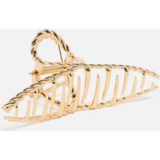 Montini Hårprodukter Montini Hårklämma Metall Guldton 11 cm