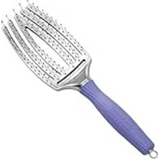 Olivia Garden Fingerbrush Nylon Bristles Medium Black