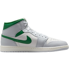 Nike Air Jordan 1 Mid M - Summit White/Pure Platinum/Sail/Pine Green