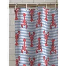 Cheap Shower Curtains Catherine Lansfield Lobster Shower Curtain Red