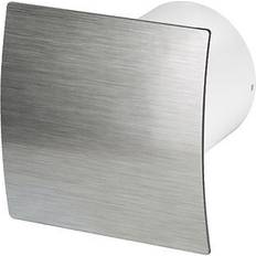 Silver Bathroom Extractor Fans Awenta Silent Bathroom Extractor Fan 100mm