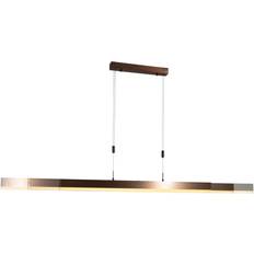 QAZQA LED-belysning Lamper QAZQA Lamba Dark Bronze Pendel 200cm