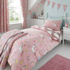 Happy Linen Company Unicorn Rainbows Toddler Bedding