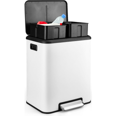 Garvee Stainless Steel Dual Trash Can 2 x 4 Gal
