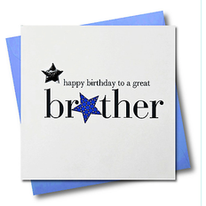 Blue Cards & Invitations Happy Birthday Brother Card