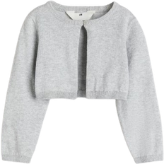 H&M Girl's Fine Knit Bolero - Grey Marl (1154401005)