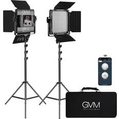 Studio Lighting GVM LED Video Lighting Kits 2 Pack