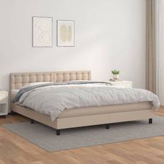 vidaXL Matratze 180x200 cm Kunstleder Boxspringbett