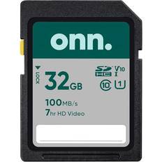 onn. SDHC Class 10 UHS-I U1 V10 100/10MB/s 32GB