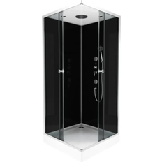 Douches Aurlane Cabine De Douche Carrée 90x90x215 cm - Raven Square 900x900x2150mm