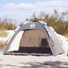 Beach Tents Berkfield Home Beach Tent 2-Person Grey Waterproof