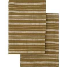 Meraki 50x70 cm 2-pack Olive Green Kitchen Towel (70x)