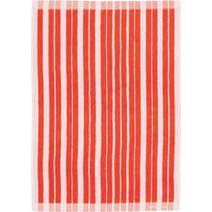 Röda Handdukar Marimekko Raide Handhandduk 50x70 cm Red-light Handduk Rosa, Röd