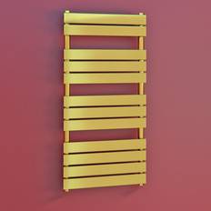 Water Radiators Myhomeware Gold Panel Towel Rail Radiator 500 x 1200 mm