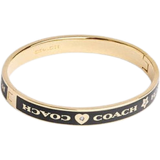 Black Bracelets Coach Heart And Star Bangle - Gold/Black/Transparent