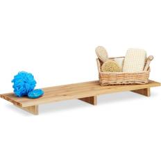 Portasapone Relaxdays 10021555 Mensola Per Vasca Da Bagno HxLxP 6 x 70 x 22 cm