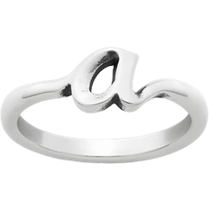 James Avery Script Initial A to Z Ring - Silver