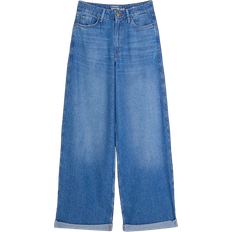 River Island Super Wide Jeans - Blue Denim