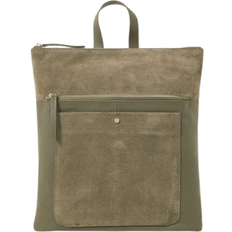 Suede Bags Accessorize Suede Leather Backpack - Green